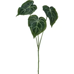 Kunstpflanze Anthurienblatt (H 61 cm) - grün - H 61 cm