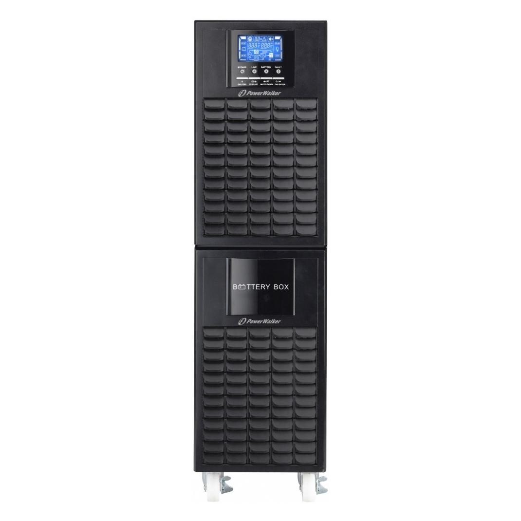 Powerwalker VFI 6000 CG PF1 6000VA 6000W Online USV Tower Doppelwandler SNMP Slot Leistungsfaktor Eins (6000 VA, 6000 W, Online-Doppelwandler USV) (10122048)
