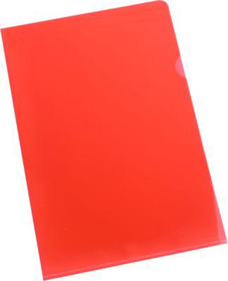 Schäfer Shop Select Sichthülle, DIN A4, glatt, 25 Stück, rot