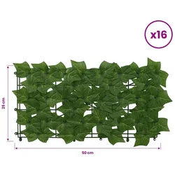 vidaXL, Sichtschutz, Eckersbach (mit Weinblättern) (100 cm)