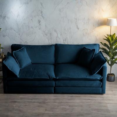 ZWYO HOSIMU "76.7"" Chenille 3-Seater Sofa with Customizable Configurations and Premium Comfort"