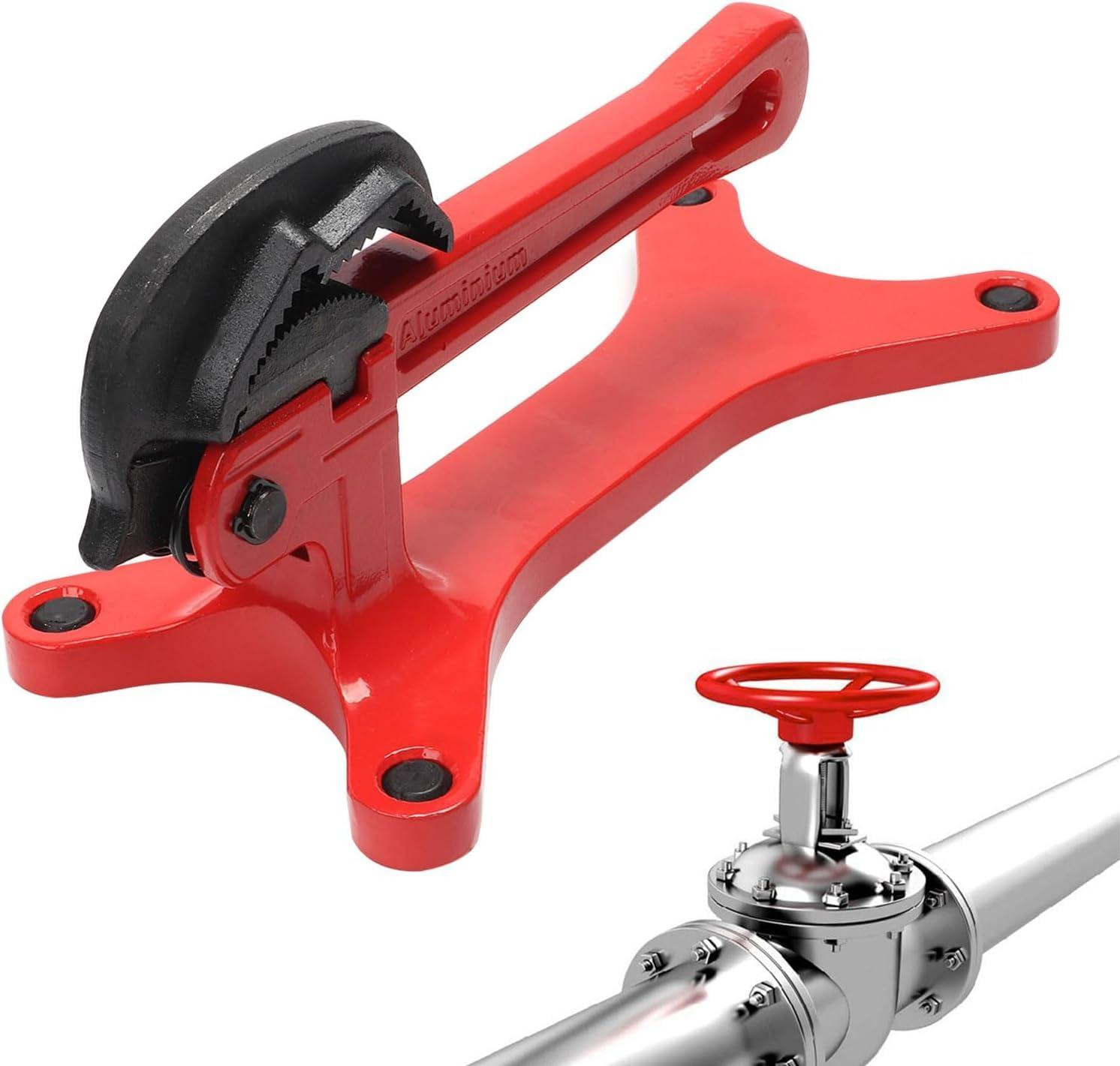 Dripio Buisklem met automatische klemkracht, rood, 0,3–3,8 cm