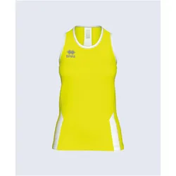 Errea, Damen, Sportshirt, Regis (S), Weiss, Gelb