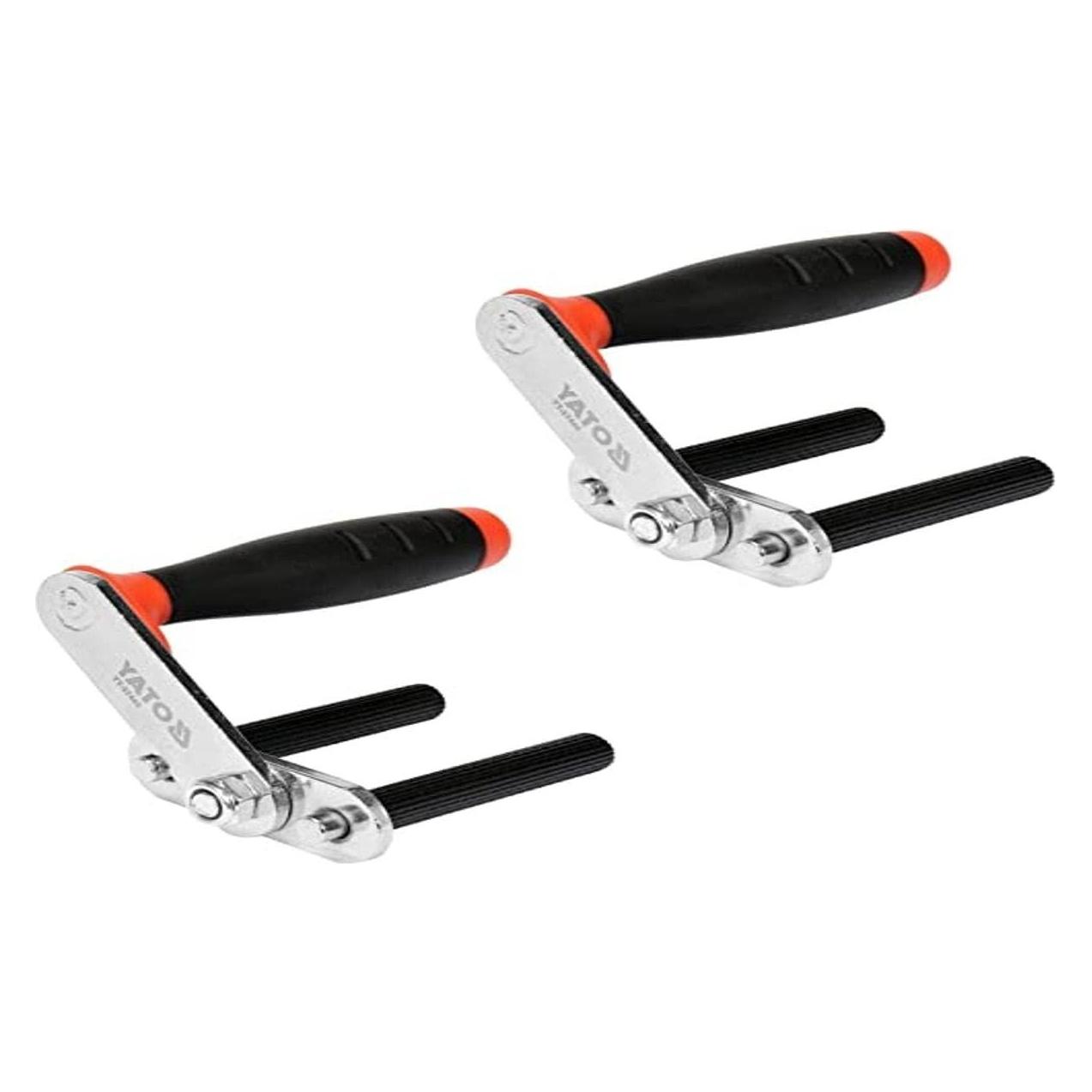 Yato YT-37440 Griffe ZUM TRAGEN VON Gypsum-Platten-PAPPEN, SCHWARZES Silber (24 cm) (YT-37440)