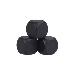 Halmakegel.com Blankowürfel - 20mm - schwarz 257402