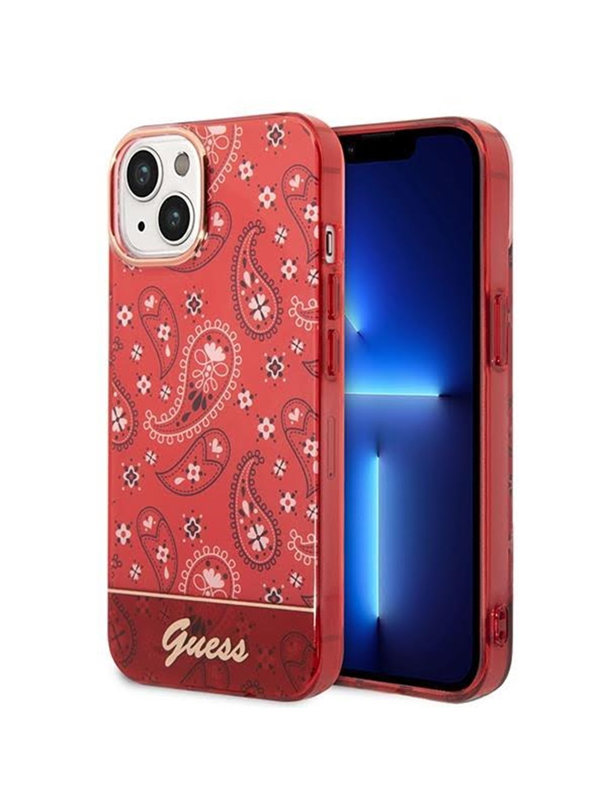 GUESS GUHCP14MHGBNHR iPhone 14 Plus 6.7" red/red hardcase Bandana Paisley