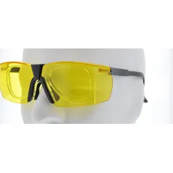 Brille Schutzbrille mit Sehstärke gelb