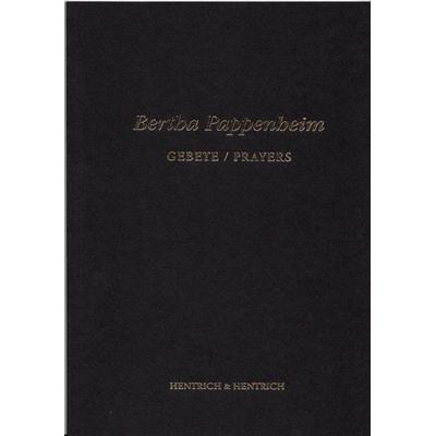 Gebete /Prayers, Taschenbuch von Bertha Pappenheim, Hentrich und Hentrich Verlag Berlin, 978-3-933471-41-3