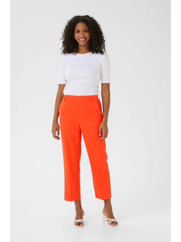 Kaffe Hose in Orange - 38