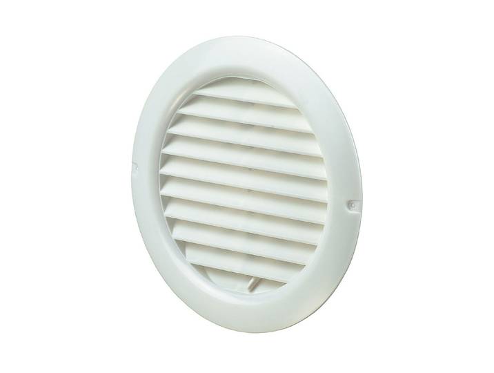 Merox Verstellbares Rundes Ventilationsgitter Weiss ⌀ 10-15 cm