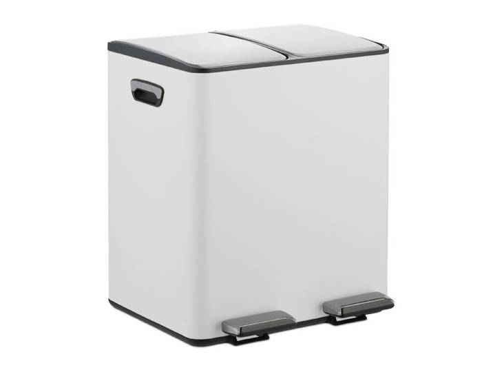 Relaxdays Mülleimer Küche 2x 15 Liter