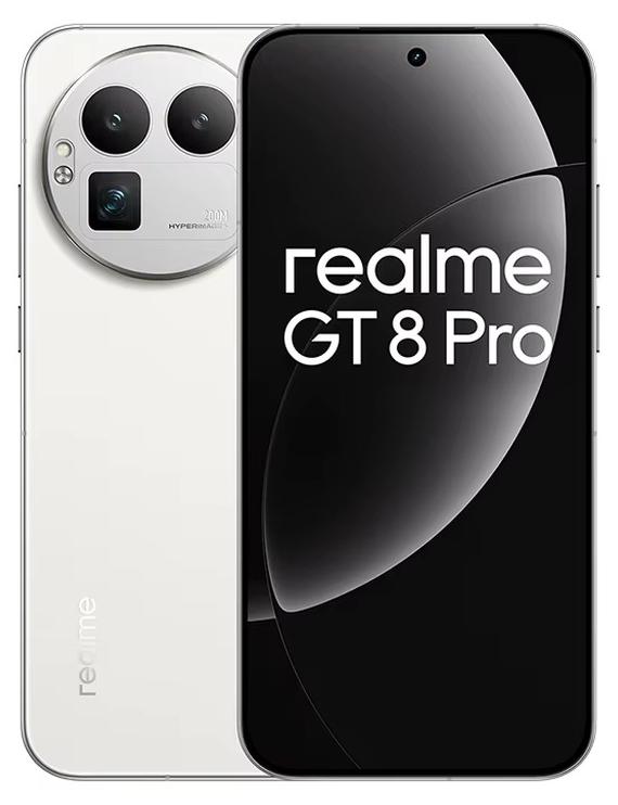 5G-Smartphone - GT 8 Pro - 12 GB RAM 256 GB - 6,79" AMOLED 144 Hz - Dreifachkamera 50 MP - 7000 mAh - 120-W-Schnellladen - Diary White