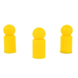 Halmakegel.com Destino Halmakegel - Pöppel - Kunststoff - gelb - 13 x 30 mm 241485