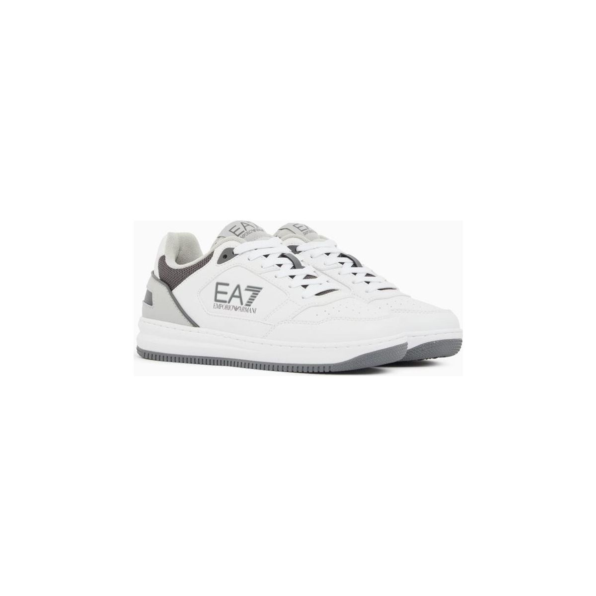 EA7 Sneaker Slasher PU opt white+gray violet+pewter (M0445) 9 7X000880 AF23102-M0445-9