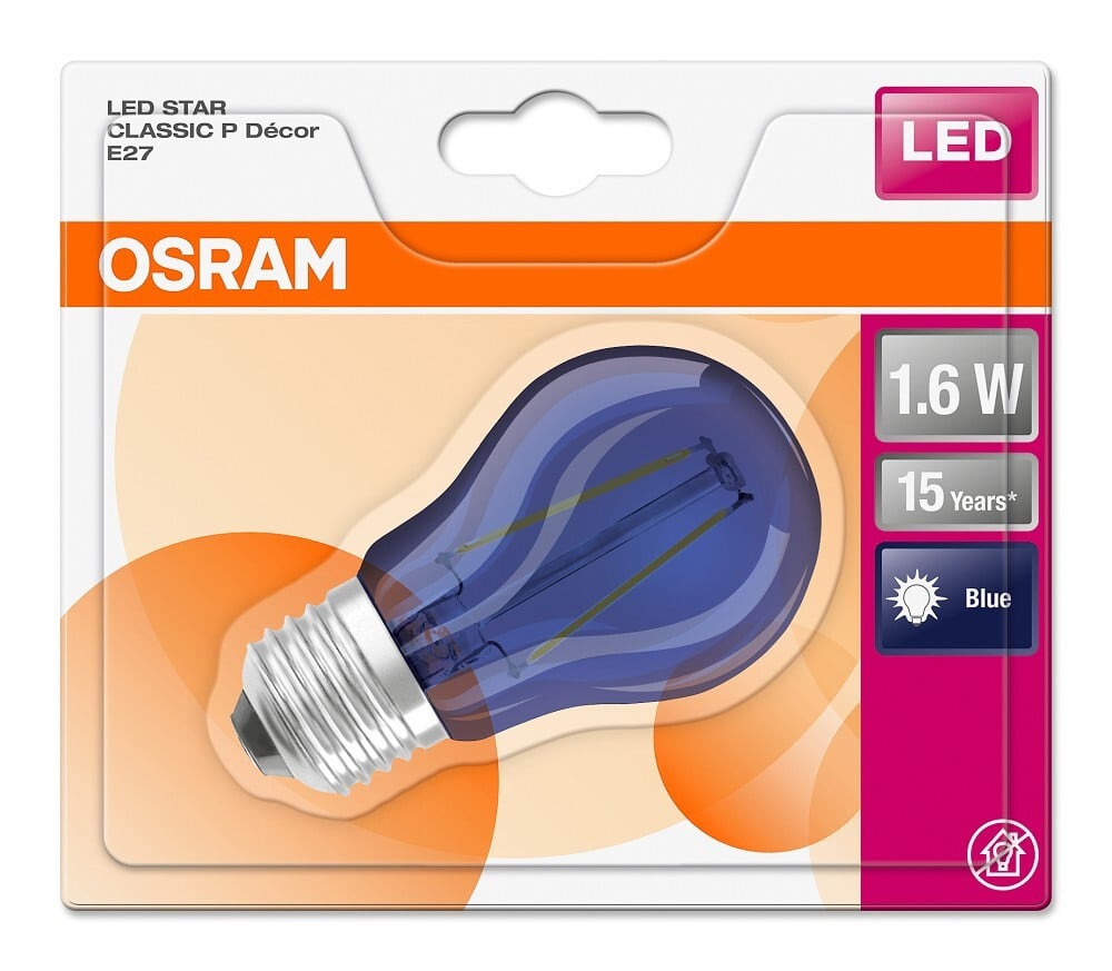 Osram LED-lamp E27 1,6W 136LM Kleurrijk 9000K