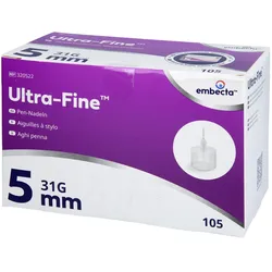BD SafeAssist, Bluttest, EMBECTA Ultra Fine Pen Nadeln 5mm Ds 105