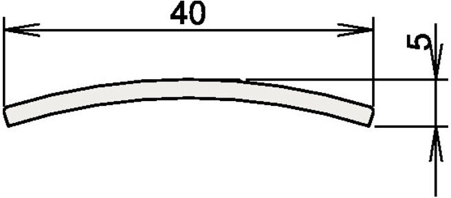 Joint de porte seuil en acier inoxydable 164 No. 3-107 L.1215mm VA ma geb. ; Athmer (3-107-1215)