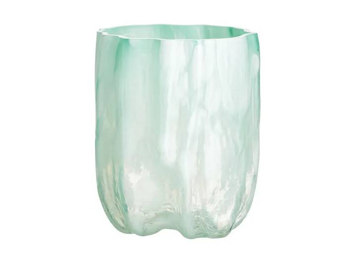 Kosta Boda Crackle Vase 27 cm Jadegrün