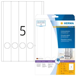 HERMA Ordneretiketten weiß 38,0 x 297,0 mm