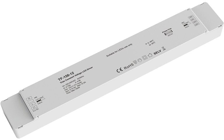 Silumen Transformateur LED 220V 12V 150W 12,5A TRIAC Dimmable / Push Dim