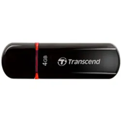 Transcend JetFlash (4 GB, USB-A), USB Stick, Schwarz