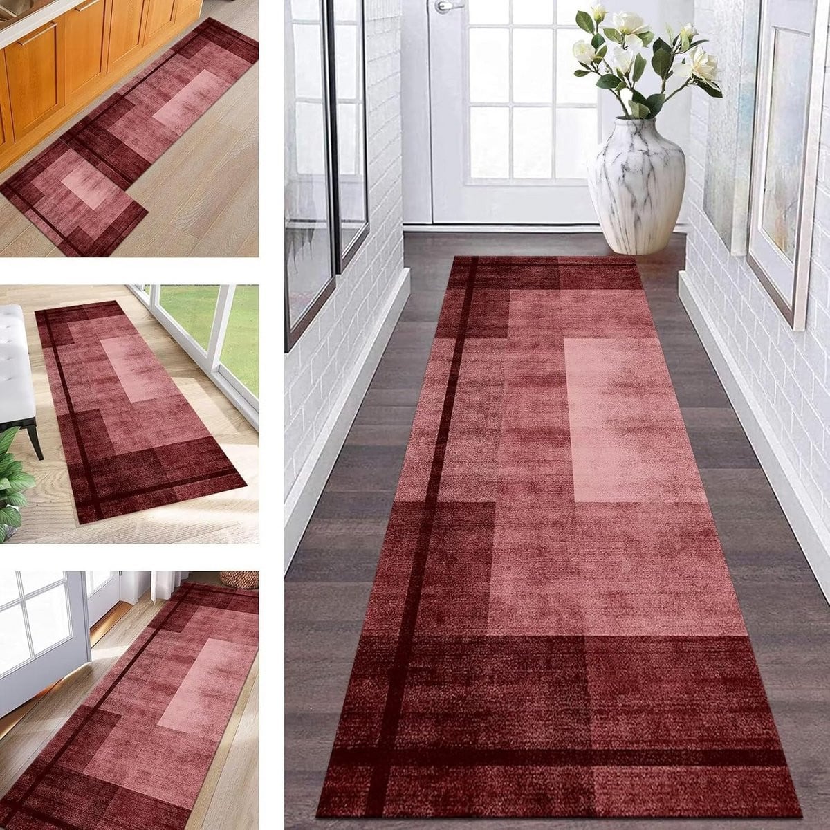 Wasbare Antislip Vloerkleed Runner voor Hal, Keuken en Gang