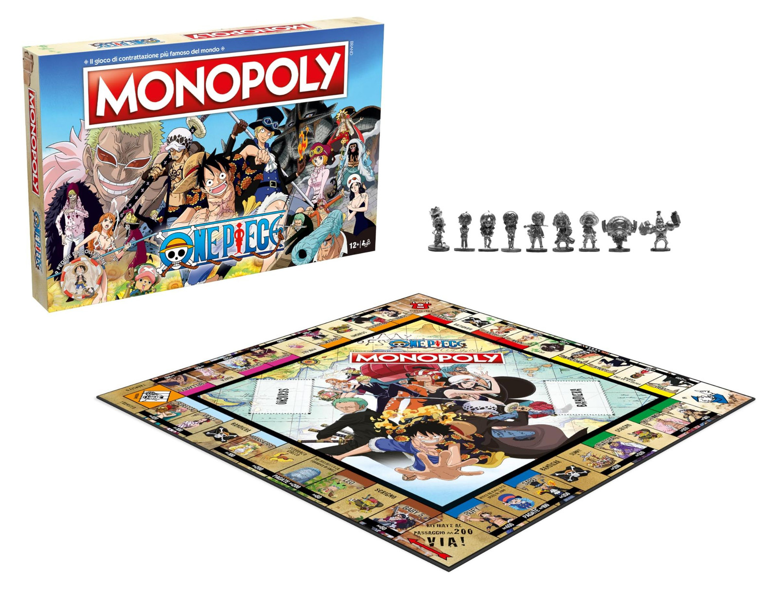 Winning Moves One Piece Monopoly Bordspel