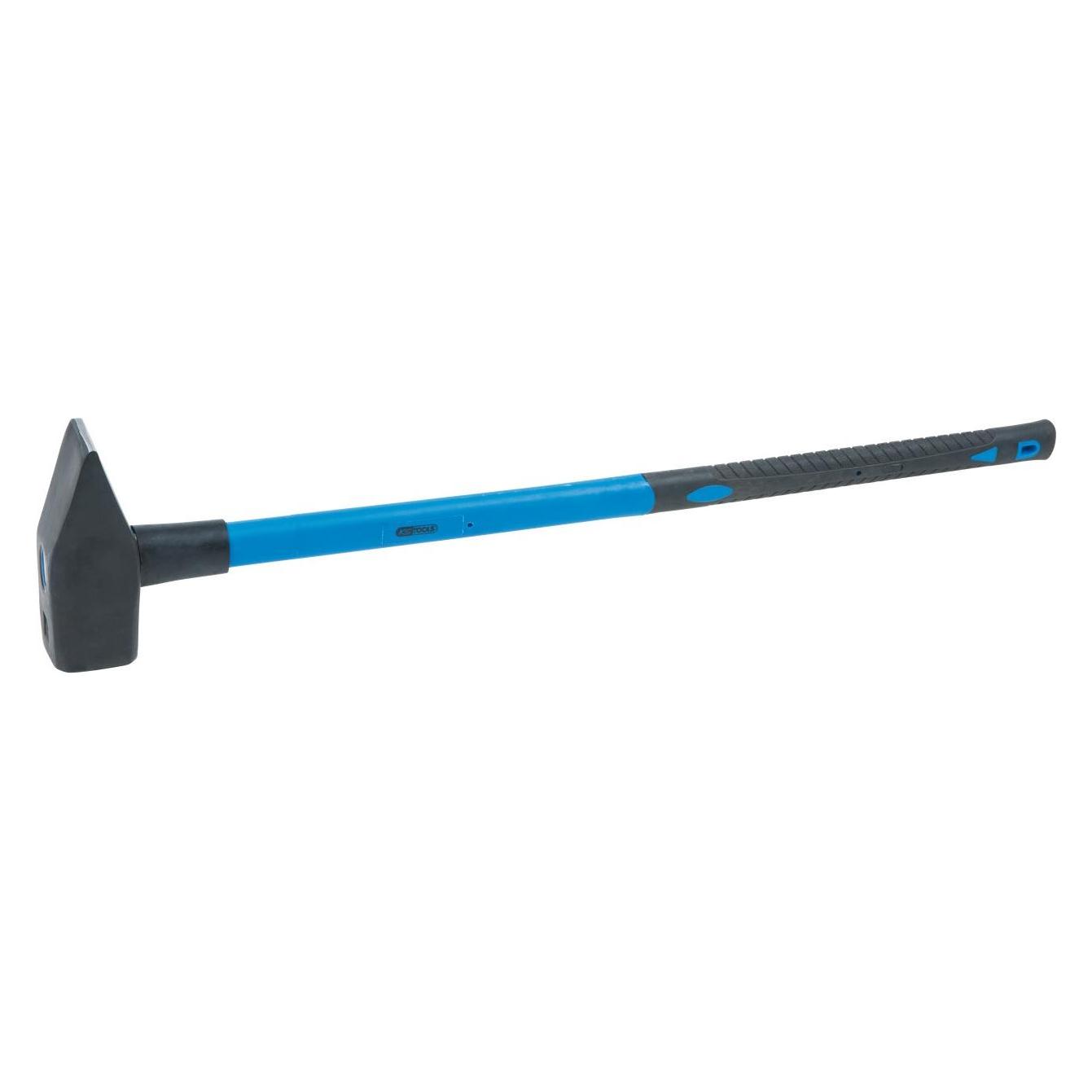 KS Tools Vorschlaghammer mit Fiberglasstiel, mit Finne, Länge 880 mm, Hammerkopf 5000 g (5000 g) (142.1210)