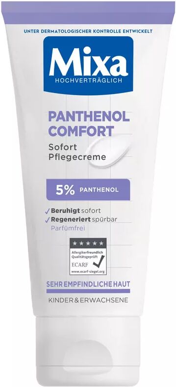 Mixa - Sofort-Pflegecreme für empfindliche Haut, Panthenol Comfort, 50 ml