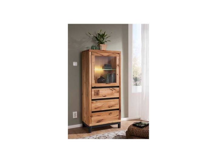 Vitrine - Bois massif de chêne sauvage huilé (Bois naturel) - VILLANDERS #103