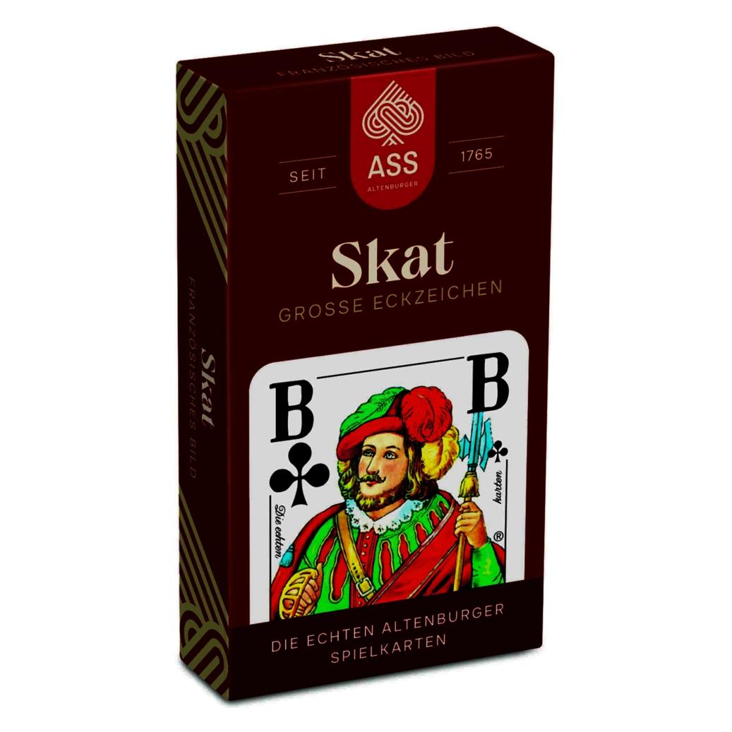 ASS Altenburg FSC Skat grosse Eckzeichen, französisches Bild (Deutsch, 2 - 4 Spieler) (414694)