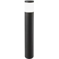 ROSSINI ILLUMINAZIONE Poller-Stehleuchte James-Serie Anthrazit – Außenpoller aus Polycarbonat IP54 E27-Anschluss für 15-W-LED-Glühbirne – Rossini-Gruppe
