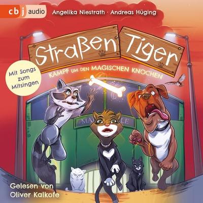Straßentiger - Kampf um den magischen Knochen - Andreas Hüging,Angelika Niestrath, Audio, 9783837125023