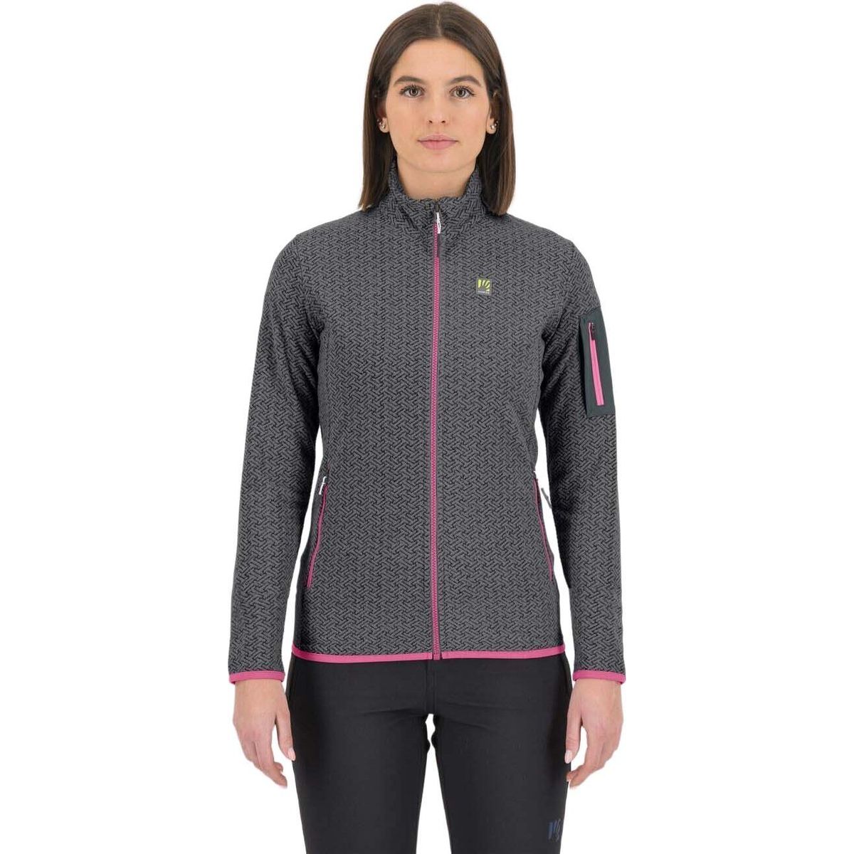Karpos Mesdi' W Fleece smoked/pink power (081) S 2532095-081-S