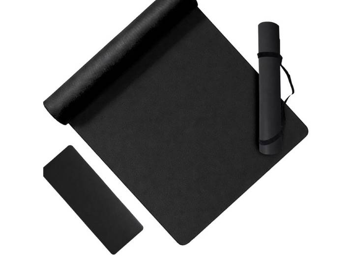 Relaxdays Tapis de yoga avec sangle, 5 mm