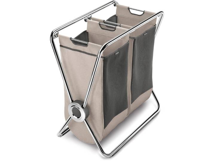 Wäschekorb Simplehuman Beige Polyester/Stahl 140 l - Wäschekorb
