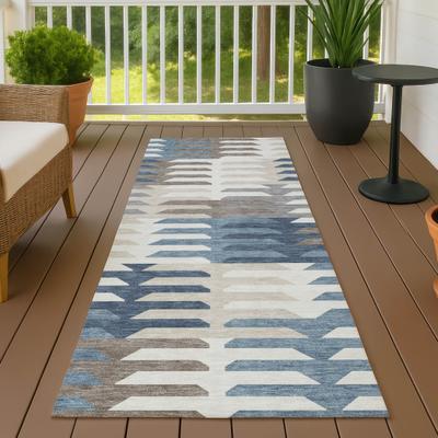 Addison Rugs Machine Washable Indoor/ Outdoor Modern Stacks Chantille Rug