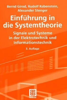 Bernd Girod - Einführung in die Systemtheorie - Preis vom 09.10.2026 07:28:09 h