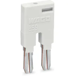 WAGO Kammbrücker 2fach grau 859-402