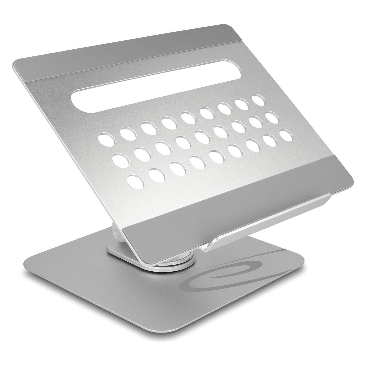 Delock Tablet und Notebook Ständer mit eingebauter Dockingstation 4K - HDMI / Kartenleser / Hub / PD (USB-C, 5 Ports) (18457)