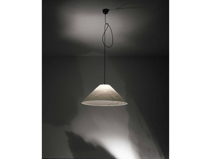 Knitterling 450cm Pendelleuchte - Ingo Maurer - Wohnzimmer - Papier / Karton