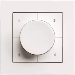 SG LEUCHTEN Dimmer Dreh/Druckkn dimmbar Einb 820415 Lichtwertspeicher