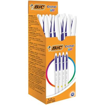 BIC Kugelschreiber Cristal Up 0.35mm blau, 20er Set