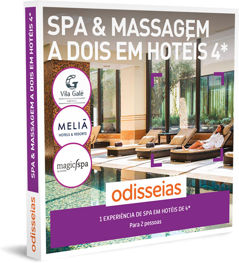 Spa & Massagem a Dois em Hotéis 4*   100 Experiências à Escolha