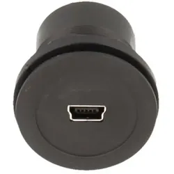 Schlegel MIni-USB-Einbaubuchsen 2.0 Buchse, Einbau RRJ MINIUSBSW BB Inhalt: 1, Elektronikkabel + Stecker, Schwarz