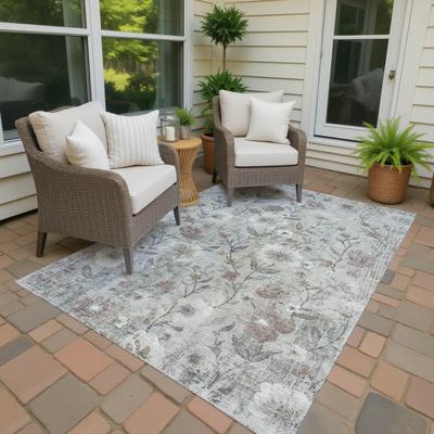 Addison Rugs Machine Washable Indoor/ Outdoor Floral Joy Chantille Rug