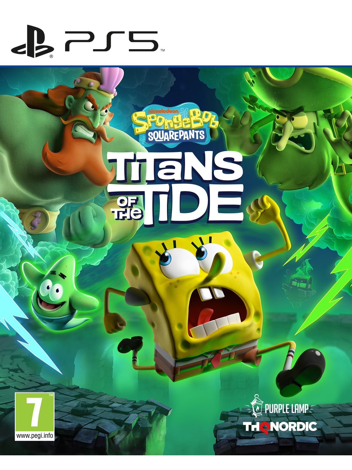 SpongeBob SquarePants: Titans of the Tide - Sony PlayStation 5 - Plattform - PEGI 7