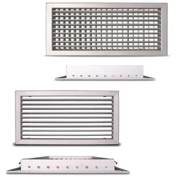 Lenklamellengitter CasaFan ALG-D und ALG-O Aluminium