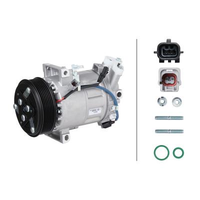 HELLA Kompressor, Klimaanlage 8fk366201761 für RENAULT NISSAN