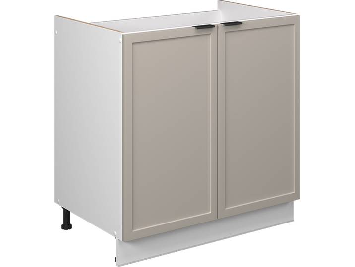Meuble bas sous-évier Vicco Fame-Line GrisBeige 80cm sans PT\, Model 50398